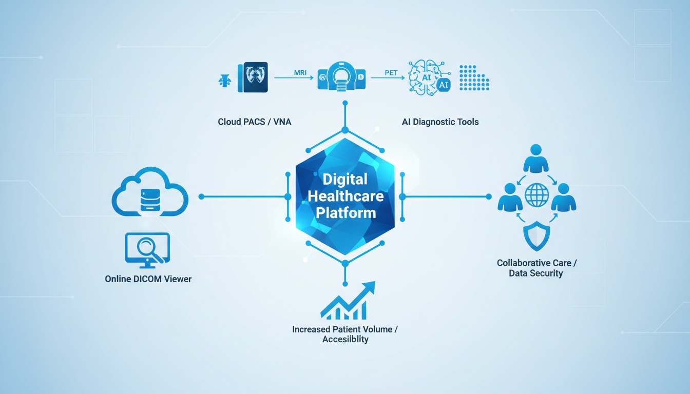 Cloud Medical Imaging Software vs Custom Development Choosing the Right Strategy for Modern Healthcare Organizations - Created by PostDICOM